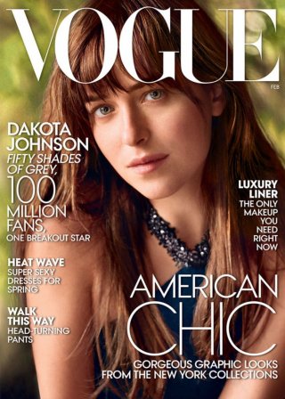 超模 Dakota Johnson 出镜演绎的《Vogue》杂志摄影欣赏