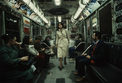 Christopher Morris摄影作品：纽约地铁1981