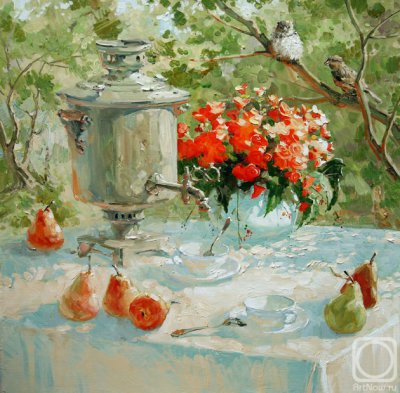 俄罗斯玛丽亚·帕夫洛娃花卉绘画