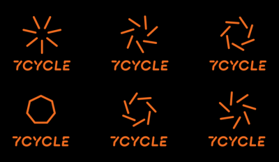7Cycle室内单车工作室视觉形象VI设计