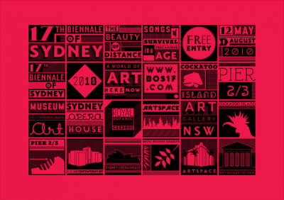 第十七届悉尼双年展形象识别设计
