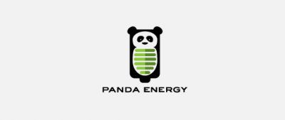 熊猫元素logo设计