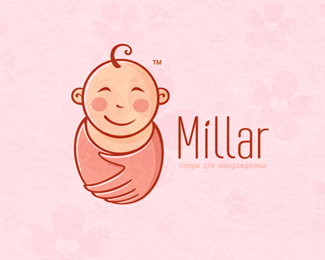 婴儿元素logo设计