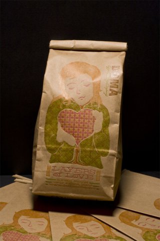 情人节的DOMA咖啡包装袋设计欣赏
