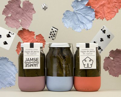 Jamse Jamse 有机葡萄叶包装设计