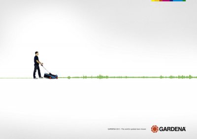 广告欣赏：世界上最安静的割草机
