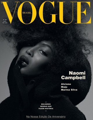 Naomi Campbell演绎《Vogue》杂志时尚大片