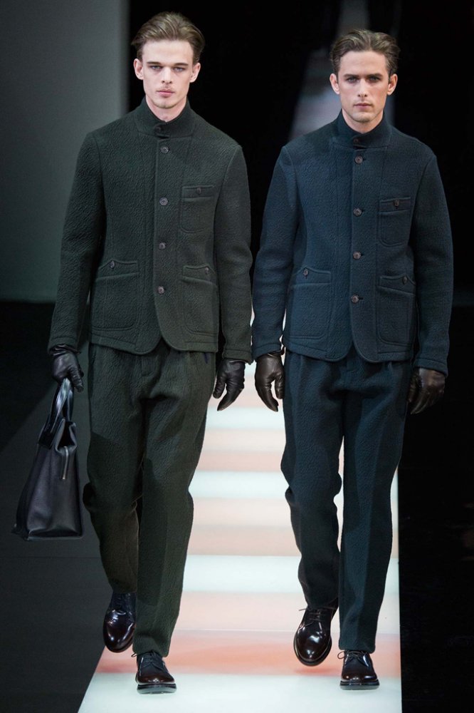 Giorgio Armani 2024米兰时装周男装时装发布会