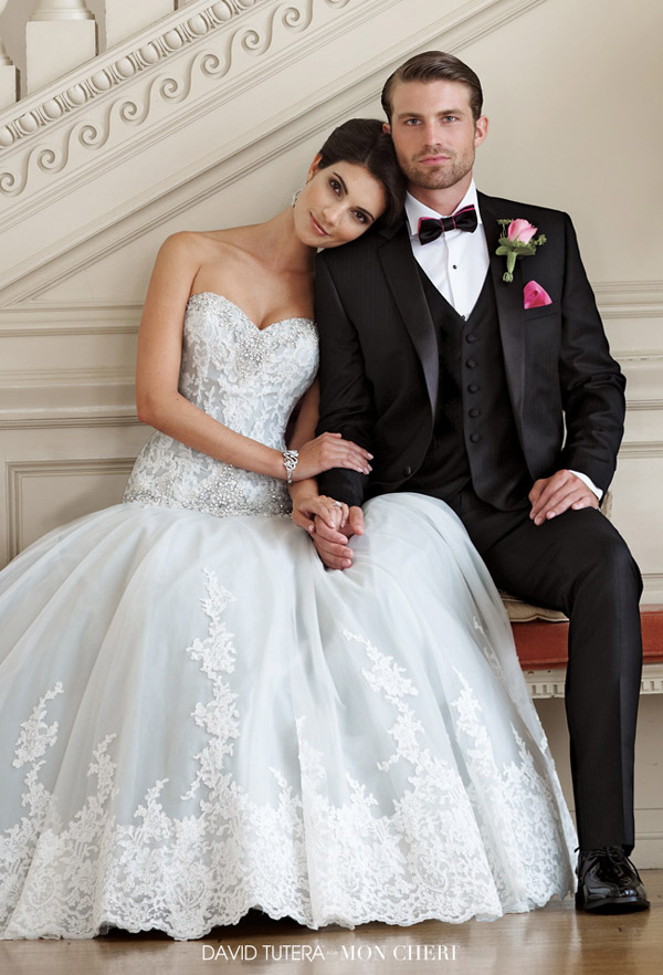 David Tutera for Mon Cheri 2024春季婚纱礼服系列 