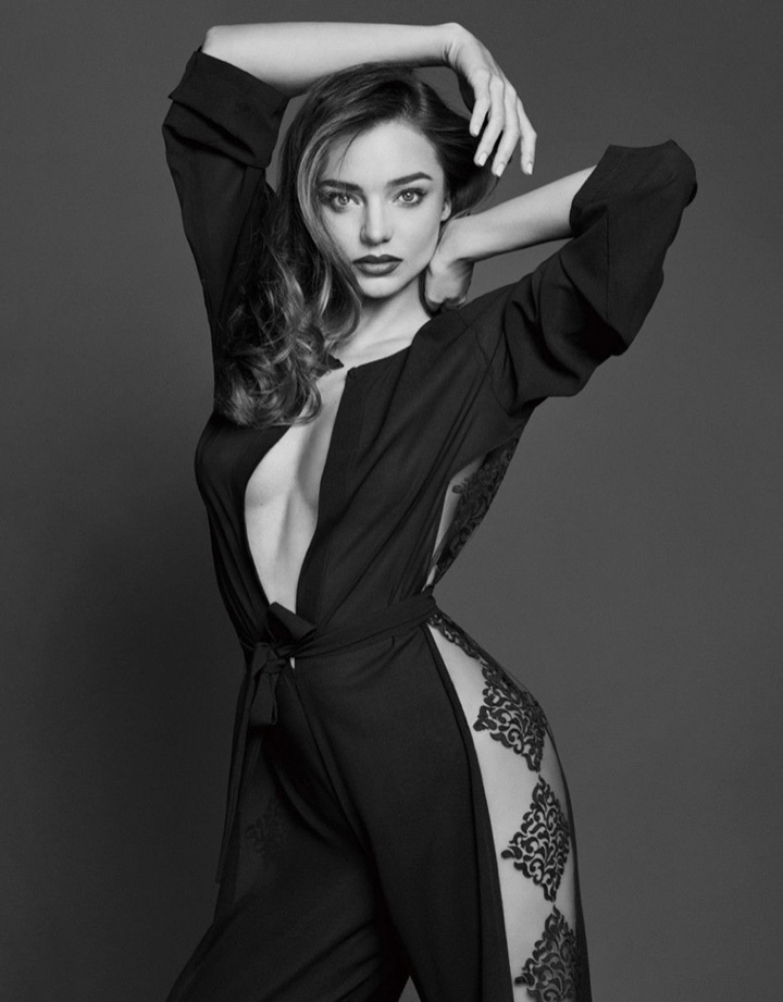 超模Miranda Kerr 首登《时尚健康》时尚杂志大片