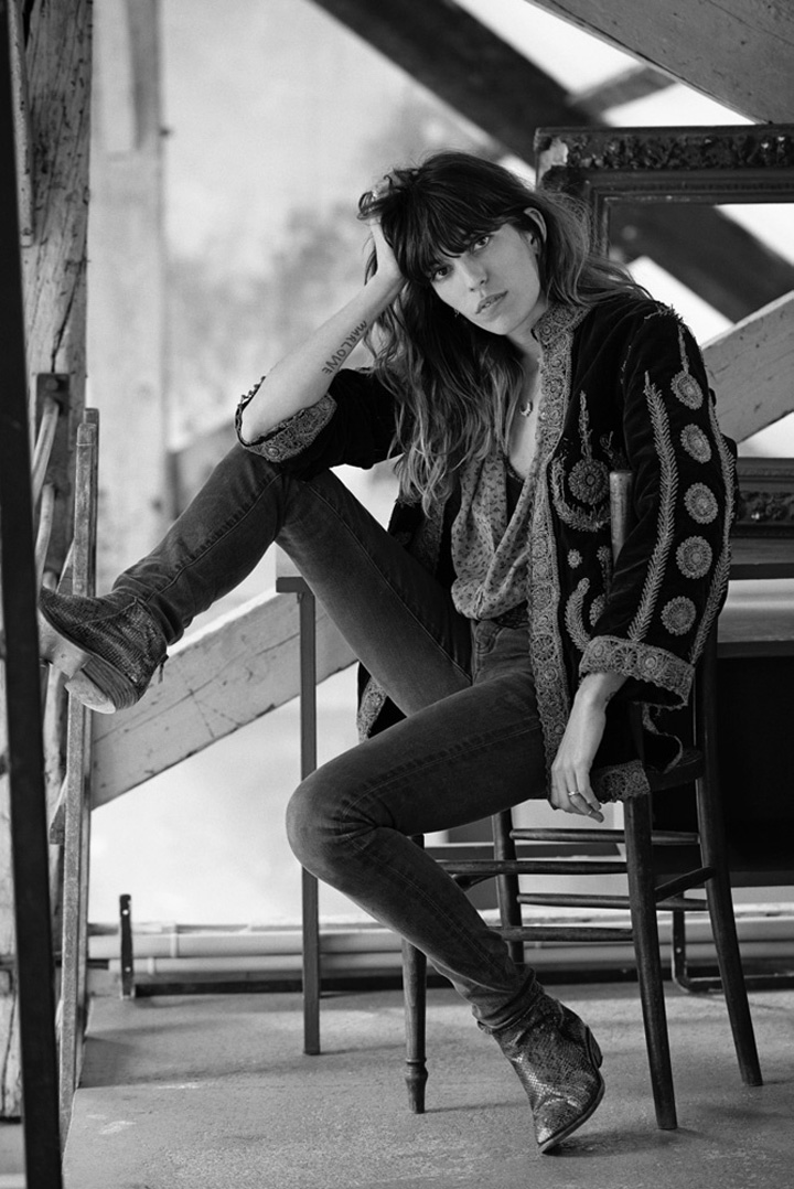 Lou Doillon 登《S Moda》时尚杂志封面 展现轻松着装风格