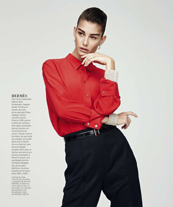 超模Ophelie Guillermand 演绎《Harper’s Bazaar》时尚杂志摄影大片