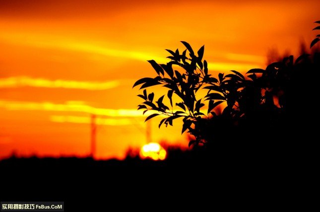拍摄日落夕阳的5个摄影技巧