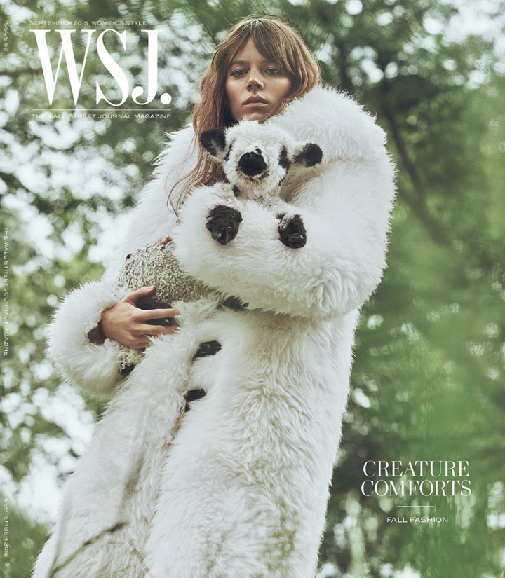 Freja Beha Erichsen演绎《WSJ》杂志森林系大片