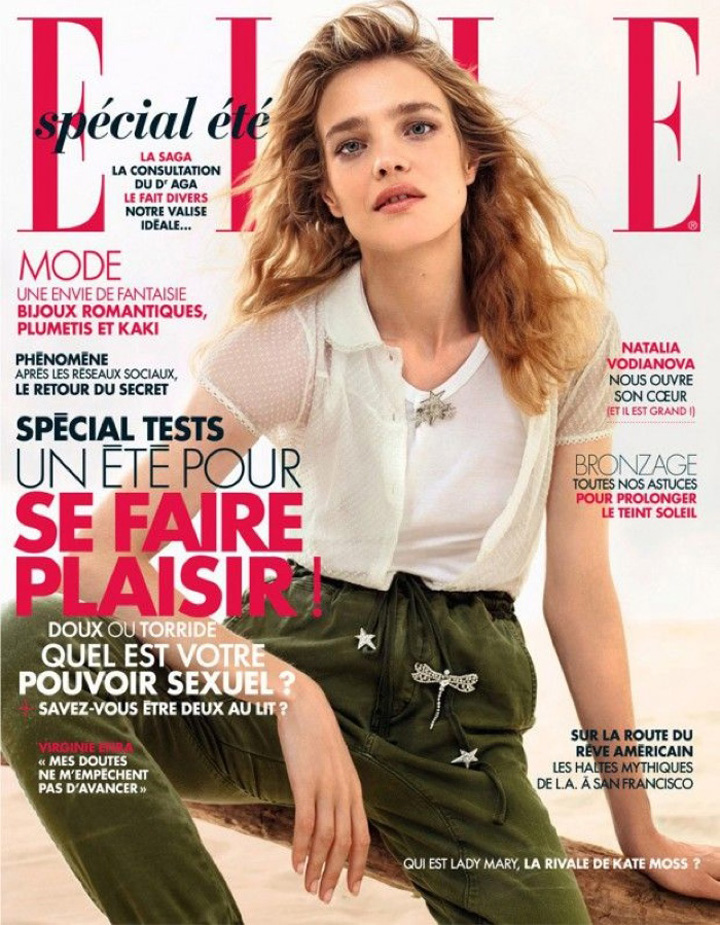 名模Natalia Vodianova演绎《Elle》杂志 重回时尚聚光灯下