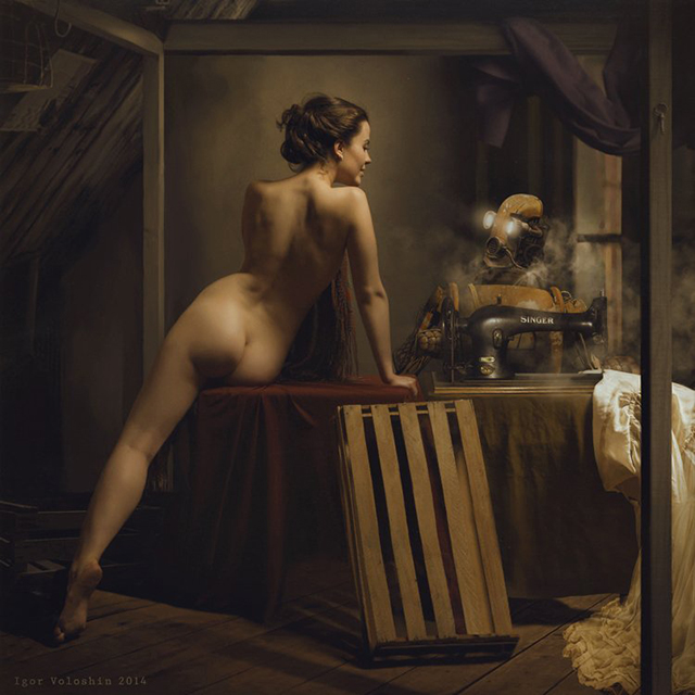 Igor Voloshin：精细油画风艺术人像作品精选