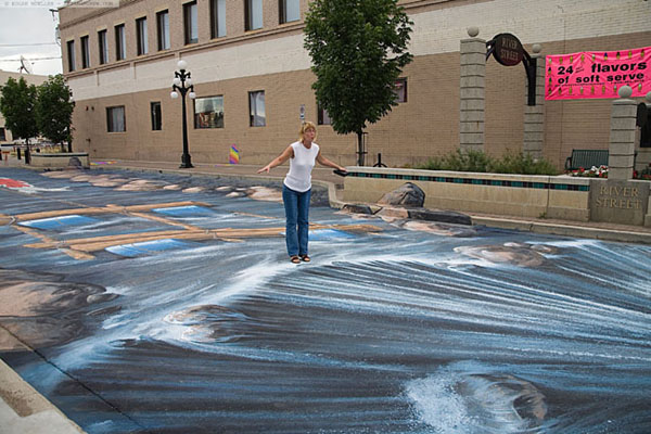 埃德加·穆勒独有的3D街头绘画艺术