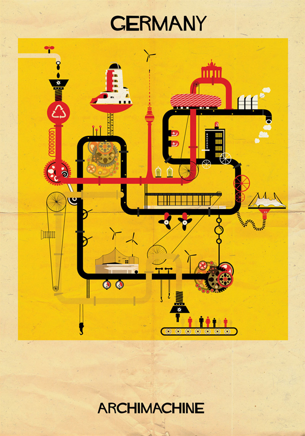 Archimachine系列插画