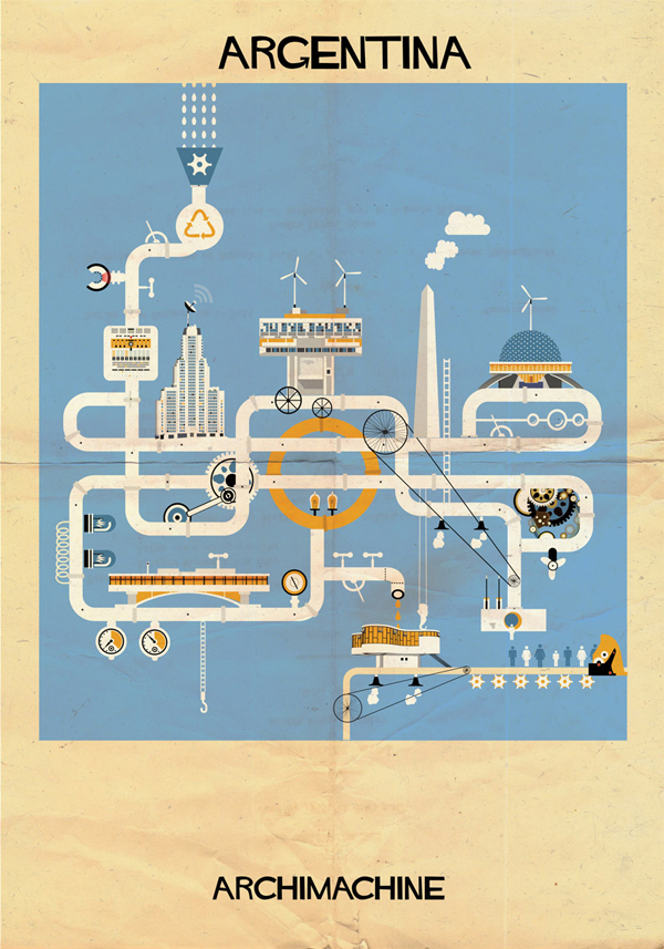 Archimachine系列插画