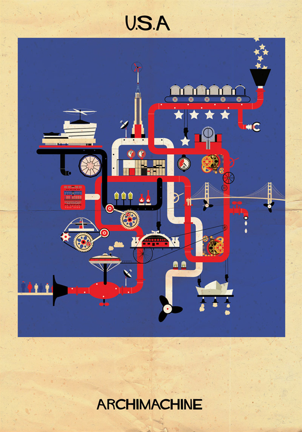 Archimachine系列插画