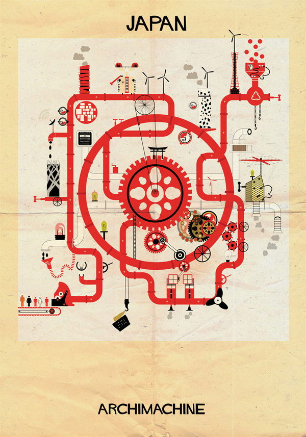 Archimachine系列插画