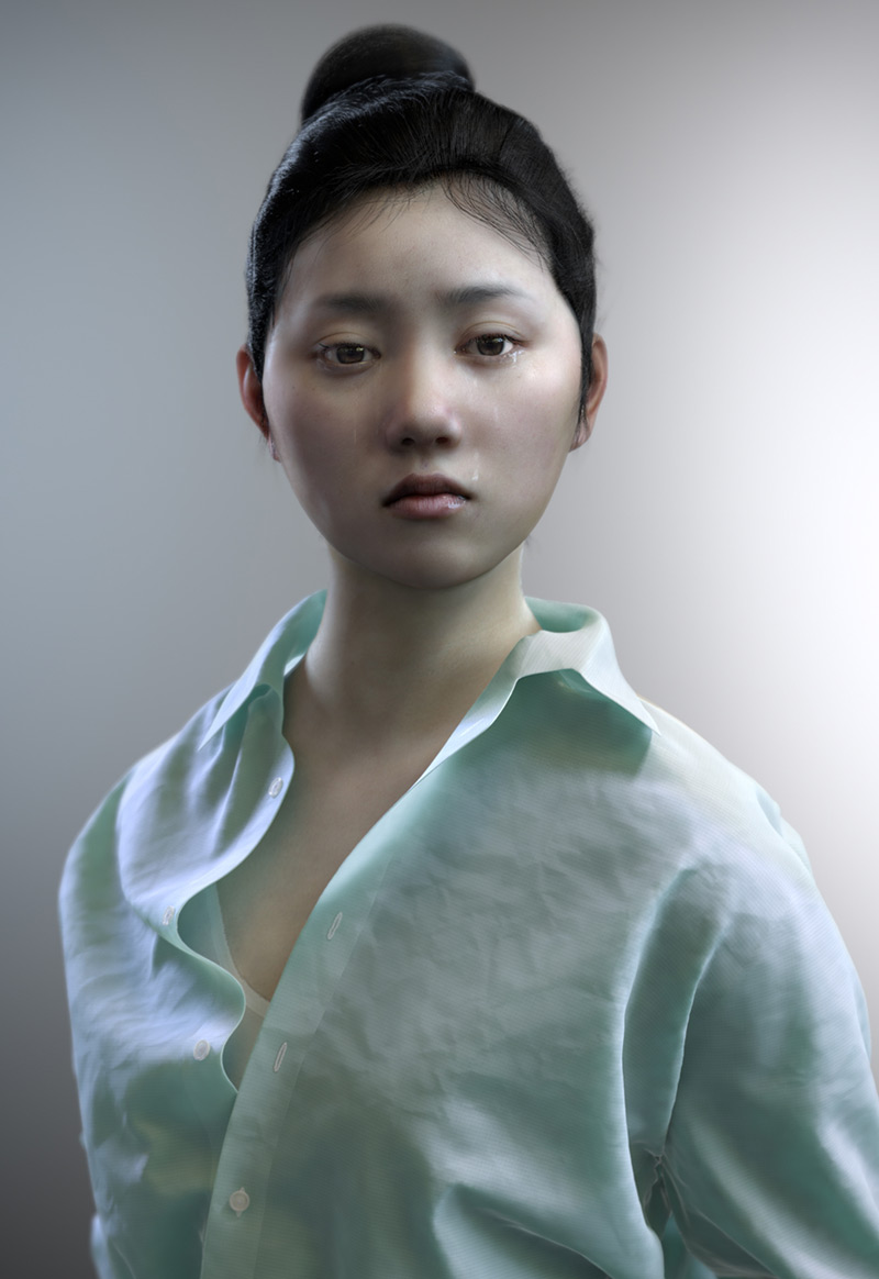 漂亮的女性CG插画