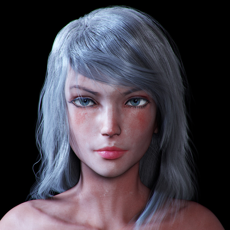 漂亮的女性CG插画