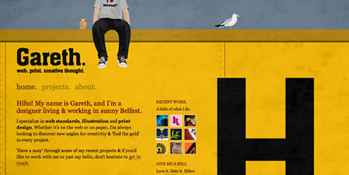 50个启发你灵感的黄色风格网站设计欣赏