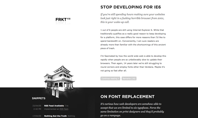 25个漂亮的简洁网页设计作品