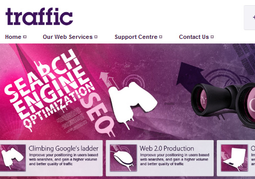 网页设计灵感：33个漂亮的紫色网站欣赏