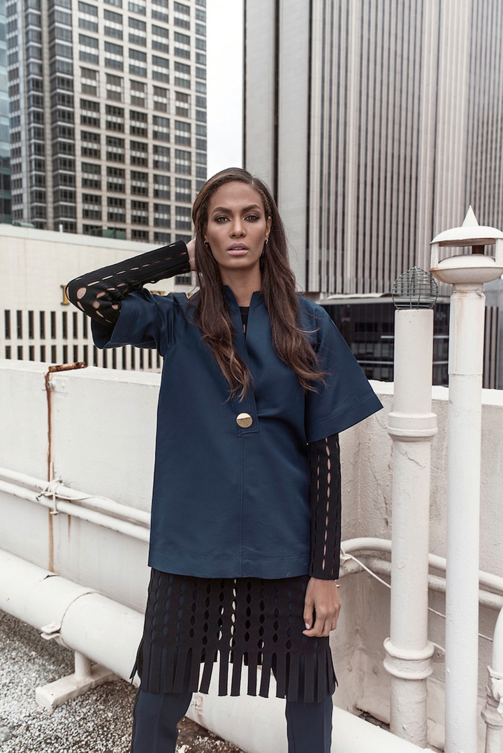 超模 Joan Smalls（琼·斯莫斯）《Harper’s Bazaar》时尚杂志大片