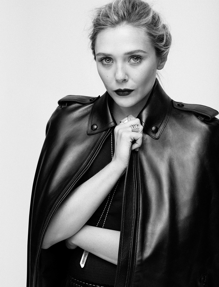 影星Elizabeth Olsen 演绎《L’Officiel》杂志时尚摄影大片