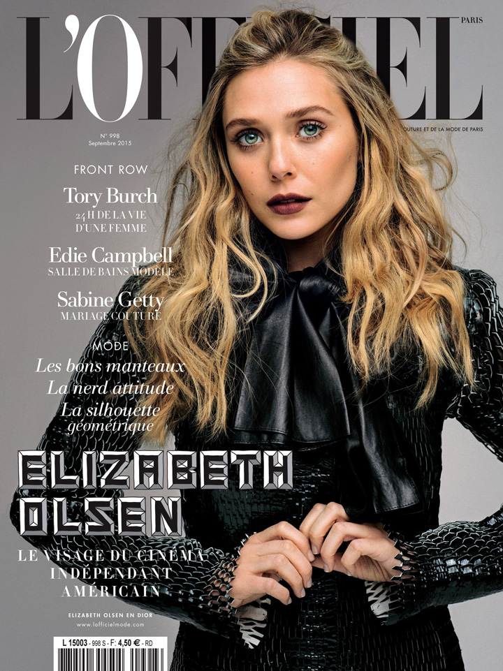 影星Elizabeth Olsen 演绎《L’Officiel》杂志时尚摄影大片