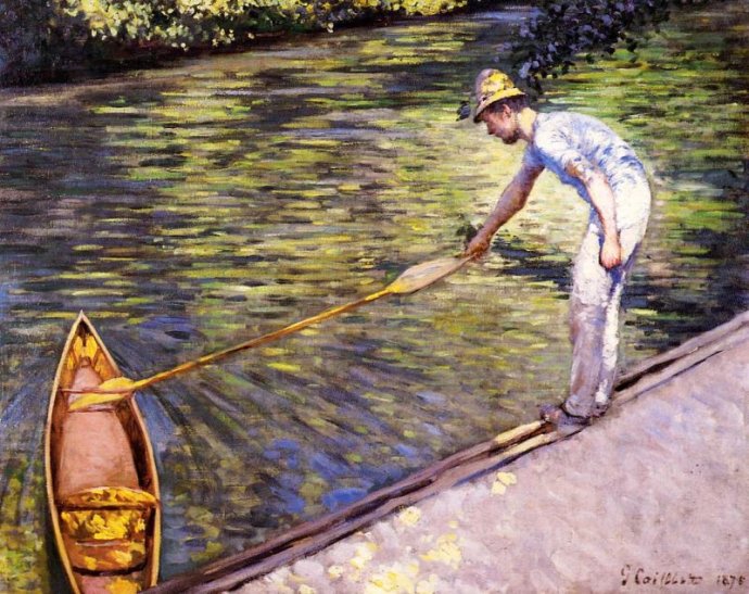 法国印象派画家居斯塔夫·卡耶博特（Gustave Caillebotte）油画作品欣赏