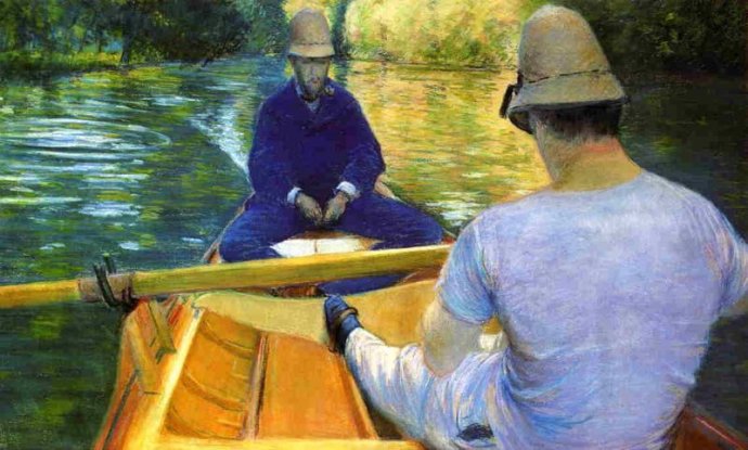 法国印象派画家居斯塔夫·卡耶博特（Gustave Caillebotte）油画作品欣赏