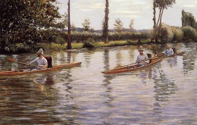 法国印象派画家居斯塔夫·卡耶博特（Gustave Caillebotte）油画作品欣赏