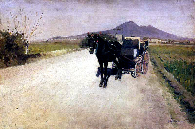 法国居斯塔夫·卡耶博特（Gustave Caillebotte）风景油画作品欣赏