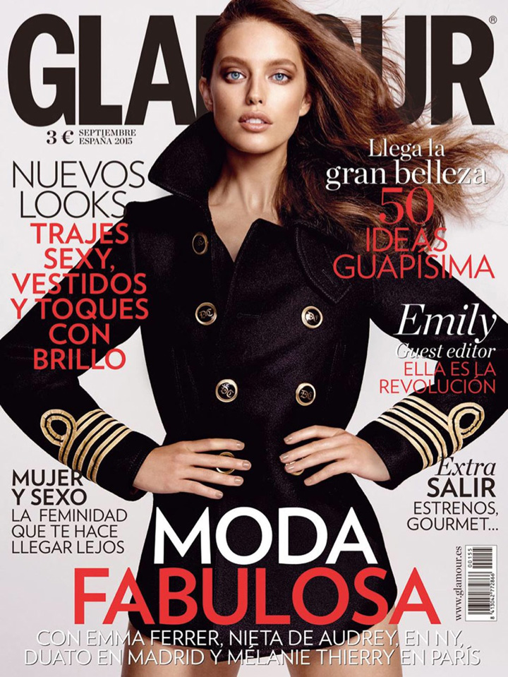 超模Emily DiDonato 演绎《Glamour》杂志时尚大片