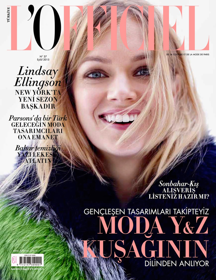 超模Lindsay Ellingson L’Officiel时尚杂志大片