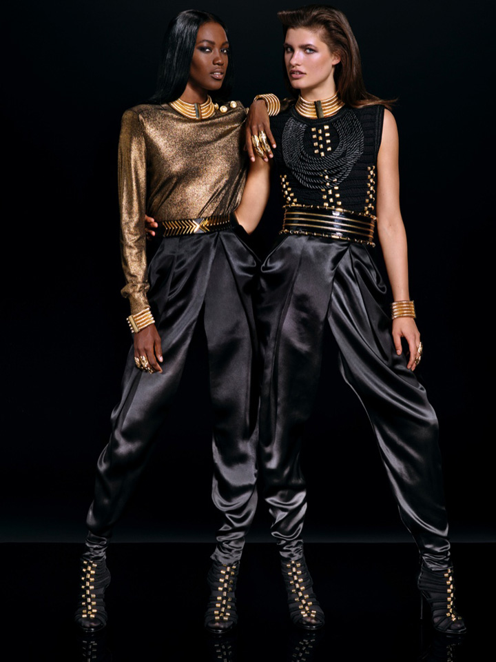 Balmain×H&M 联名系列Lookbook