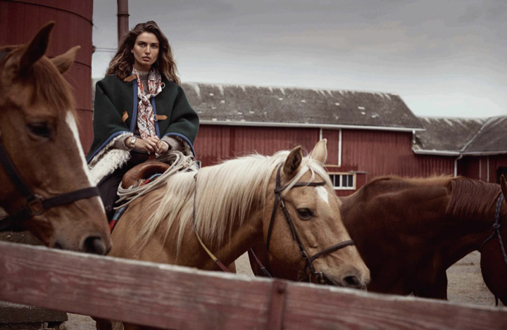 超模Andreea Diaconu 《Vogue》杂志时尚大片