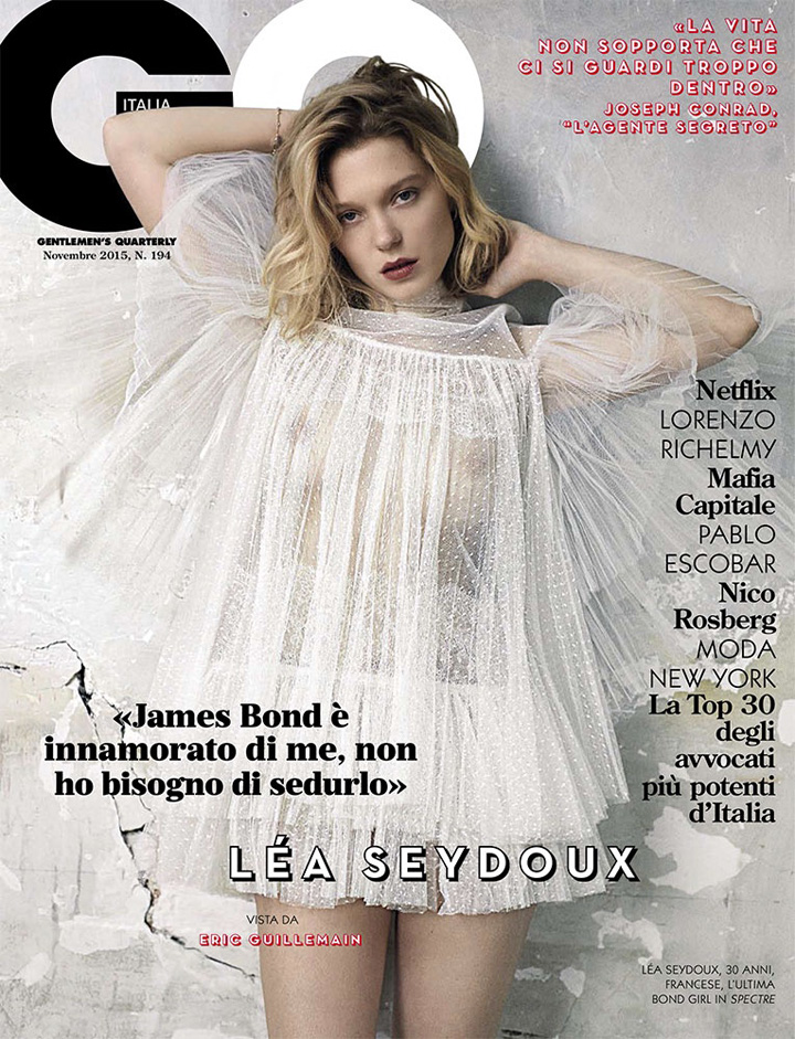 Lea Seydoux 《GQ》杂志封面写真大片