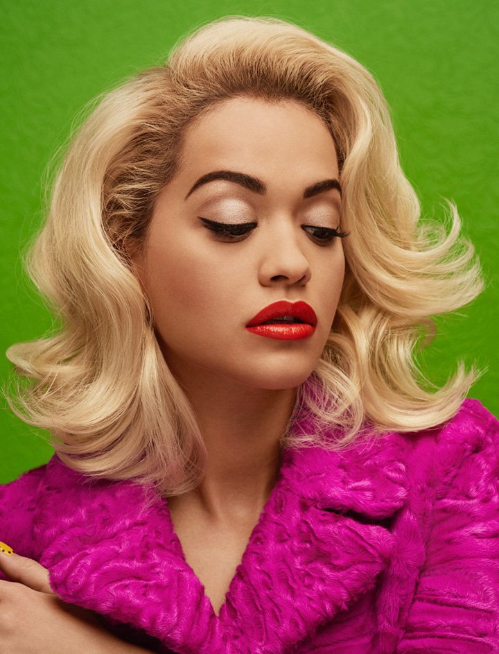 Rita Ora 化身梦露演绎《Wonderland》杂志时尚大片