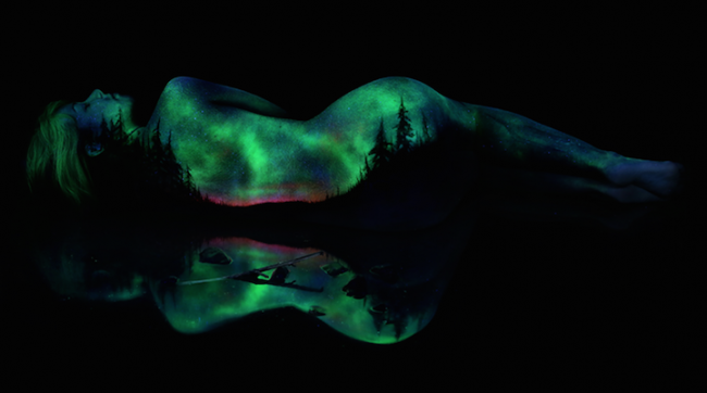 摄影师John Poppleton 荧光人体彩绘摄影