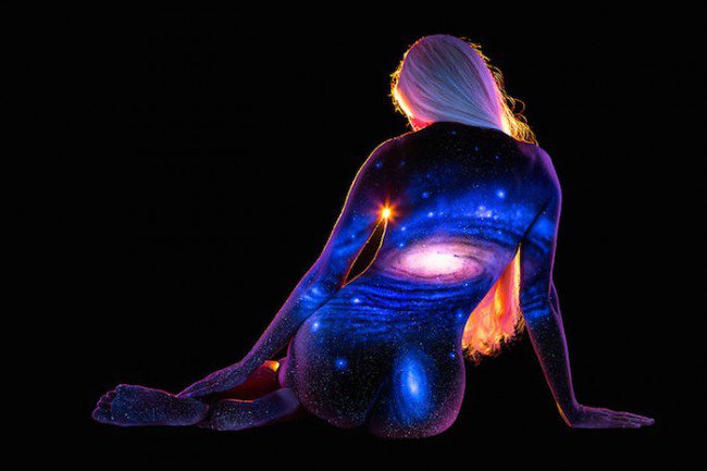 摄影师John Poppleton 荧光人体彩绘摄影