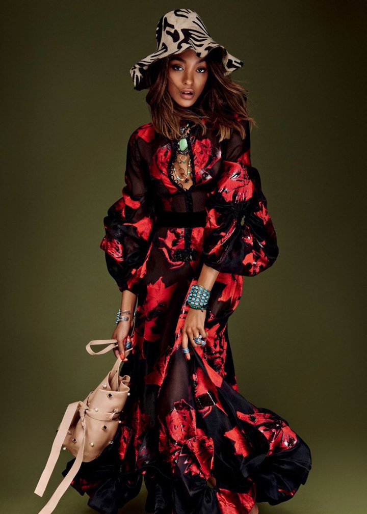 超模Jourdan Dunn 《Vogue》杂志日本版时尚写真