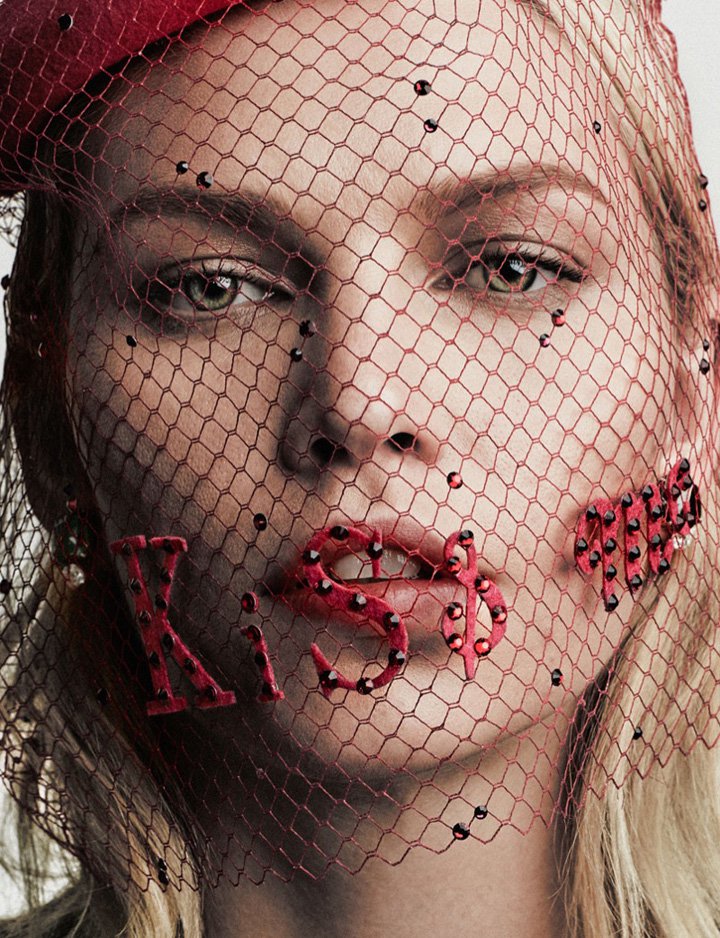 超模Aline Weber 《Rabat》杂志时尚大片