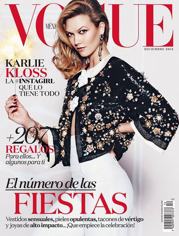 超模Karlie Kloss 演绎《Vogue》墨西哥版时尚杂志