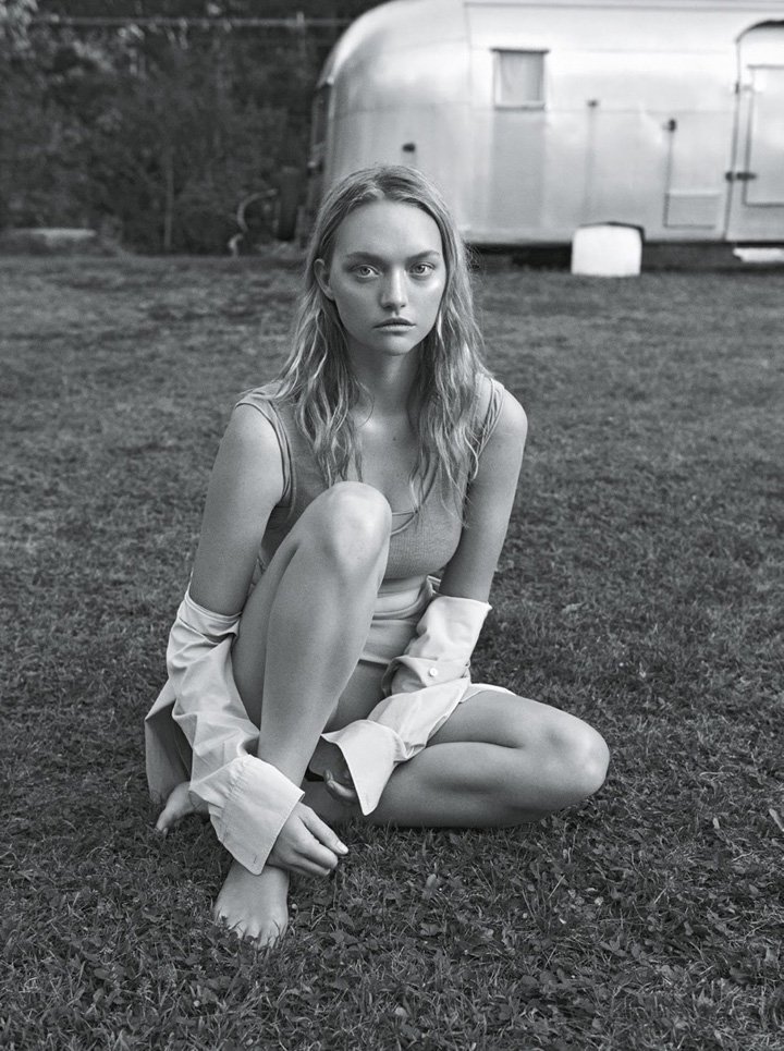 超模Gemma Ward 演绎《Vogue》杂志澳大利亚版