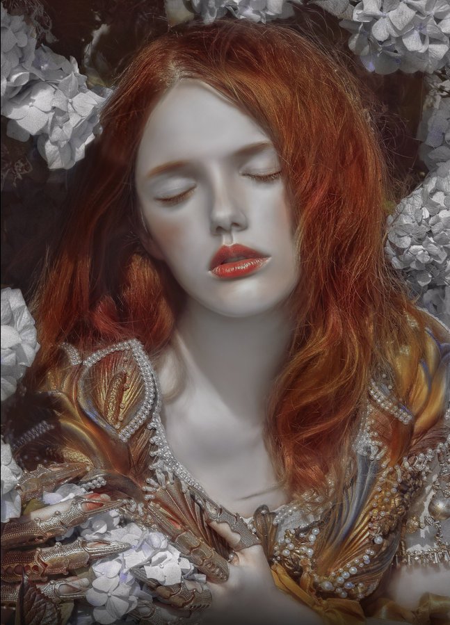 摄影师Agnieszka Lorek：哥特范儿的森女人像